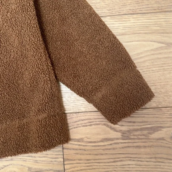 Jcrew Cropped Sherpa pullover size small - Picture 5 of 7